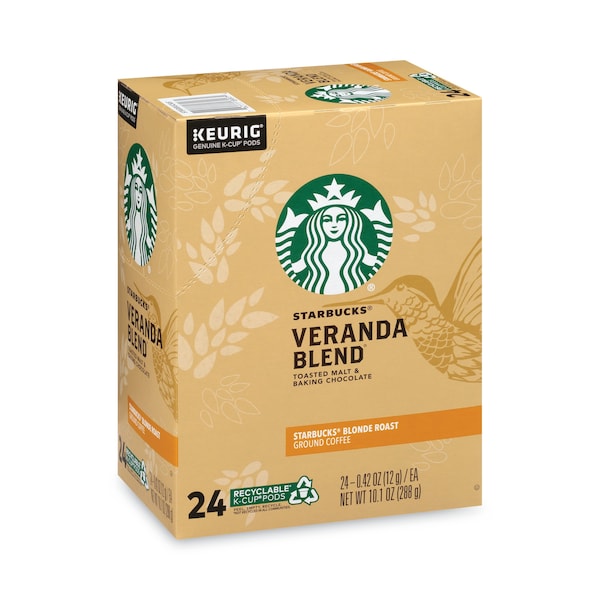 Starbucks Veranda Blend Coffee K-Cups Pack, PK24 PK 12434950 - main